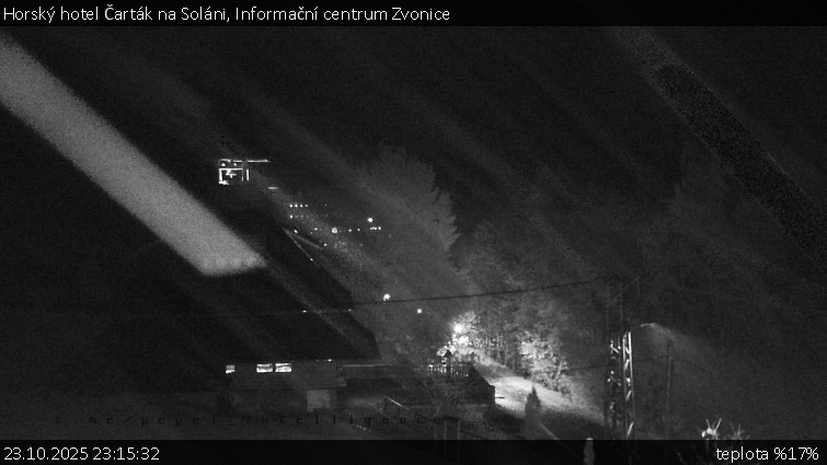 Horský hotel Čarták na Soláni - Informační centrum Zvonice - 23.10.2025 v 23:15 Horský hotel Čarták na Soláni - Informační centrum Zvonice - 23.10.2025 v 23:15