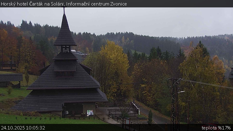 Horský hotel Čarták na Soláni - Informační centrum Zvonice - 24.10.2025 v 10:05 Horský hotel Čarták na Soláni - Informační centrum Zvonice - 24.10.2025 v 10:05