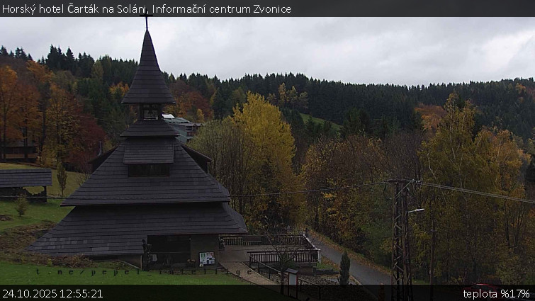 Horský hotel Čarták na Soláni - Informační centrum Zvonice - 24.10.2025 v 12:55 Horský hotel Čarták na Soláni - Informační centrum Zvonice - 24.10.2025 v 12:55
