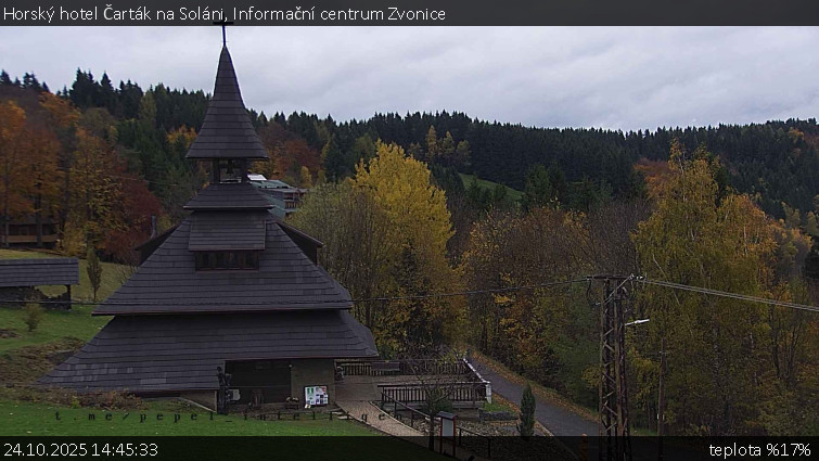 Horský hotel Čarták na Soláni - Informační centrum Zvonice - 24.10.2025 v 14:45 Horský hotel Čarták na Soláni - Informační centrum Zvonice - 24.10.2025 v 14:45