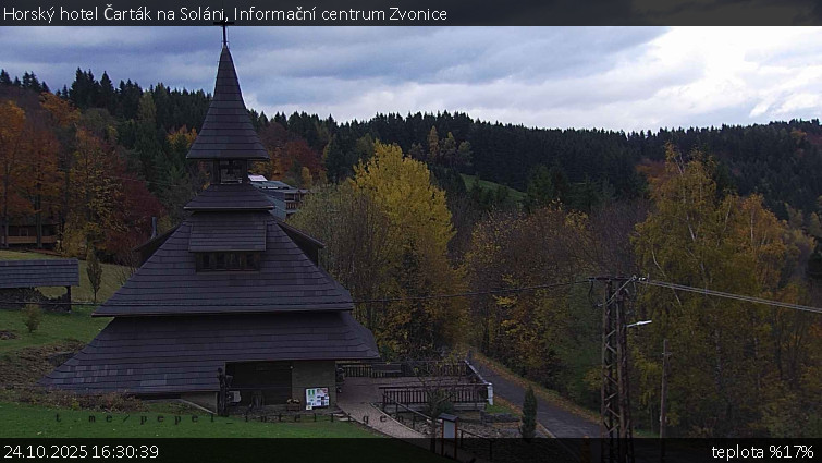 Horský hotel Čarták na Soláni - Informační centrum Zvonice - 24.10.2025 v 16:30 Horský hotel Čarták na Soláni - Informační centrum Zvonice - 24.10.2025 v 16:30