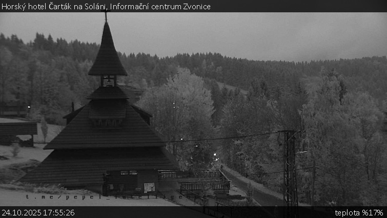 Horský hotel Čarták na Soláni - Informační centrum Zvonice - 24.10.2025 v 17:55 Horský hotel Čarták na Soláni - Informační centrum Zvonice - 24.10.2025 v 17:55