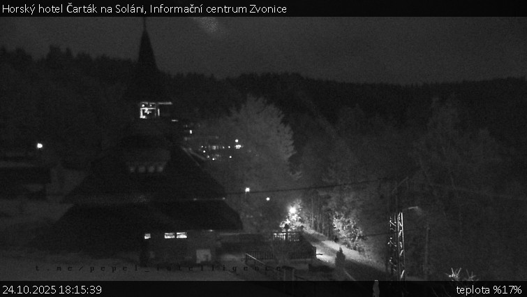 Horský hotel Čarták na Soláni - Informační centrum Zvonice - 24.10.2025 v 18:15 Horský hotel Čarták na Soláni - Informační centrum Zvonice - 24.10.2025 v 18:15