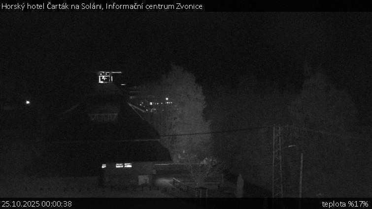 Horský hotel Čarták na Soláni - Informační centrum Zvonice - 25.10.2025 v 00:00 Horský hotel Čarták na Soláni - Informační centrum Zvonice - 25.10.2025 v 00:00