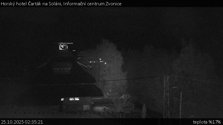Horský hotel Čarták na Soláni - Informační centrum Zvonice - 25.10.2025 v 02:35 Horský hotel Čarták na Soláni - Informační centrum Zvonice - 25.10.2025 v 02:35