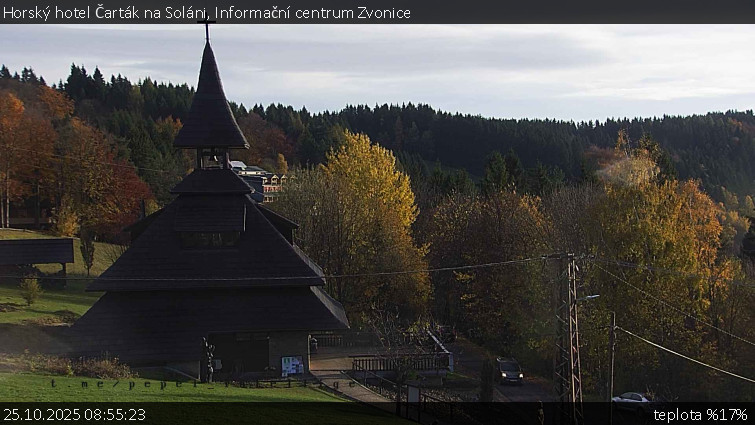 Horský hotel Čarták na Soláni - Informační centrum Zvonice - 25.10.2025 v 08:55 Horský hotel Čarták na Soláni - Informační centrum Zvonice - 25.10.2025 v 08:55