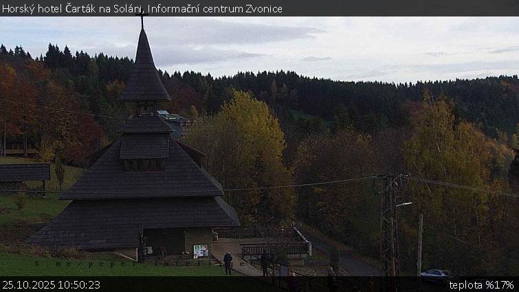 Horský hotel Čarták na Soláni - Informační centrum Zvonice - 25.10.2025 v 10:50 Horský hotel Čarták na Soláni - Informační centrum Zvonice - 25.10.2025 v 10:50