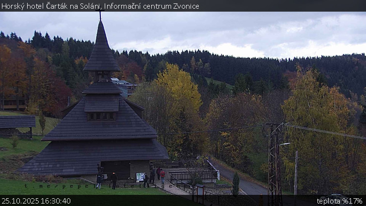Horský hotel Čarták na Soláni - Informační centrum Zvonice - 25.10.2025 v 16:30 Horský hotel Čarták na Soláni - Informační centrum Zvonice - 25.10.2025 v 16:30