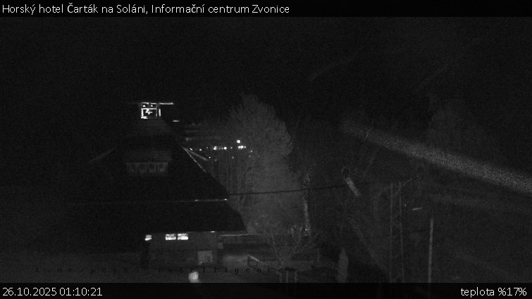Horský hotel Čarták na Soláni - Informační centrum Zvonice - 26.10.2025 v 01:10 Horský hotel Čarták na Soláni - Informační centrum Zvonice - 26.10.2025 v 01:10