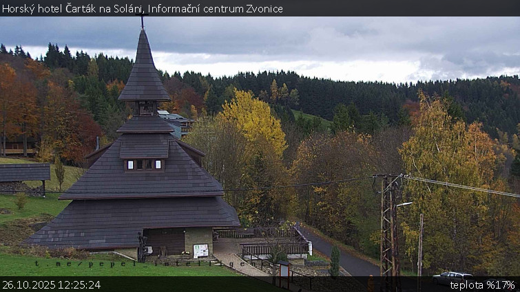Horský hotel Čarták na Soláni - Informační centrum Zvonice - 26.10.2025 v 12:25 Horský hotel Čarták na Soláni - Informační centrum Zvonice - 26.10.2025 v 12:25