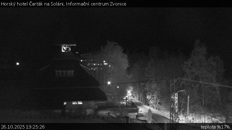 Horský hotel Čarták na Soláni - Informační centrum Zvonice - 26.10.2025 v 19:25 Horský hotel Čarták na Soláni - Informační centrum Zvonice - 26.10.2025 v 19:25