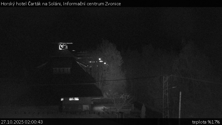Horský hotel Čarták na Soláni - Informační centrum Zvonice - 27.10.2025 v 02:00 Horský hotel Čarták na Soláni - Informační centrum Zvonice - 27.10.2025 v 02:00