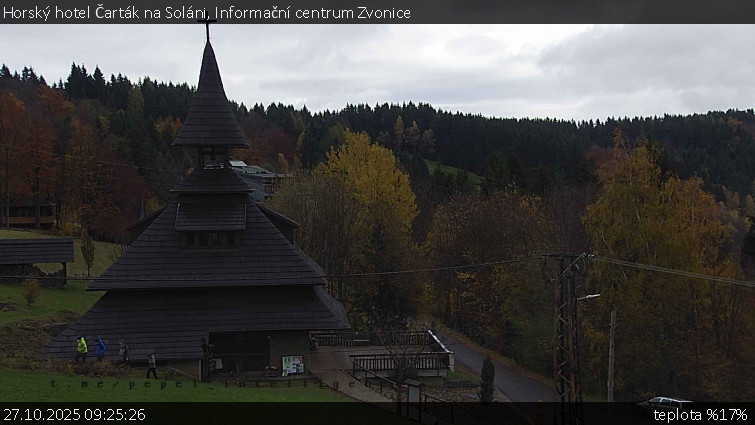 Horský hotel Čarták na Soláni - Informační centrum Zvonice - 27.10.2025 v 09:25 Horský hotel Čarták na Soláni - Informační centrum Zvonice - 27.10.2025 v 09:25