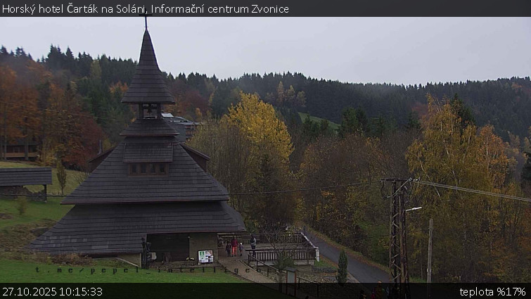 Horský hotel Čarták na Soláni - Informační centrum Zvonice - 27.10.2025 v 10:15 Horský hotel Čarták na Soláni - Informační centrum Zvonice - 27.10.2025 v 10:15