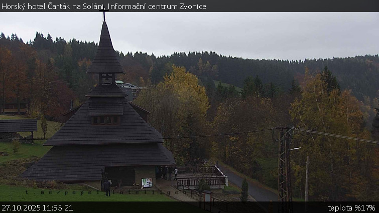 Horský hotel Čarták na Soláni - Informační centrum Zvonice - 27.10.2025 v 11:35 Horský hotel Čarták na Soláni - Informační centrum Zvonice - 27.10.2025 v 11:35