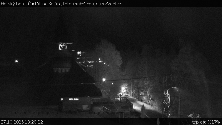 Horský hotel Čarták na Soláni - Informační centrum Zvonice - 27.10.2025 v 18:20 Horský hotel Čarták na Soláni - Informační centrum Zvonice - 27.10.2025 v 18:20
