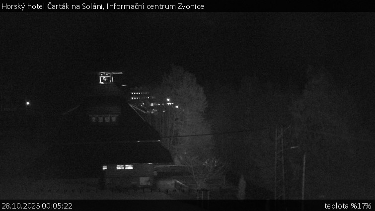 Horský hotel Čarták na Soláni - Informační centrum Zvonice - 28.10.2025 v 00:05 Horský hotel Čarták na Soláni - Informační centrum Zvonice - 28.10.2025 v 00:05