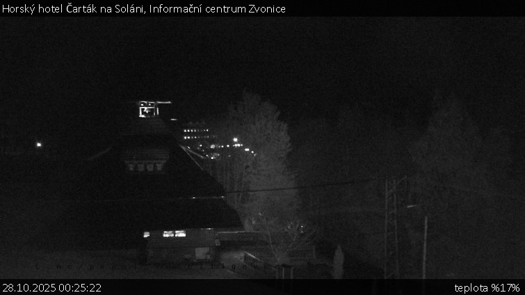 Horský hotel Čarták na Soláni - Informační centrum Zvonice - 28.10.2025 v 00:25 Horský hotel Čarták na Soláni - Informační centrum Zvonice - 28.10.2025 v 00:25