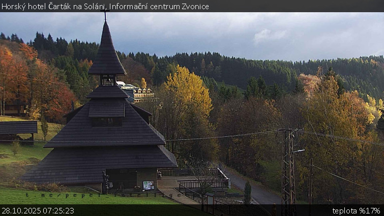 Horský hotel Čarták na Soláni - Informační centrum Zvonice - 28.10.2025 v 07:25 Horský hotel Čarták na Soláni - Informační centrum Zvonice - 28.10.2025 v 07:25