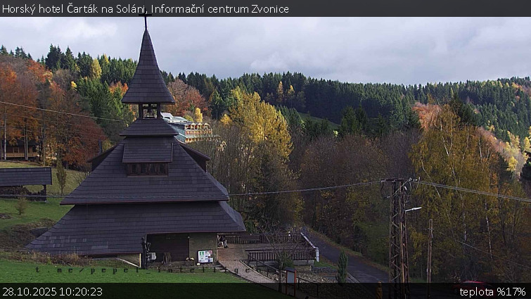 Horský hotel Čarták na Soláni - Informační centrum Zvonice - 28.10.2025 v 10:20 Horský hotel Čarták na Soláni - Informační centrum Zvonice - 28.10.2025 v 10:20