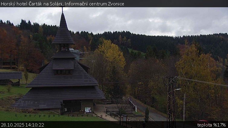 Horský hotel Čarták na Soláni - Informační centrum Zvonice - 28.10.2025 v 14:10 Horský hotel Čarták na Soláni - Informační centrum Zvonice - 28.10.2025 v 14:10