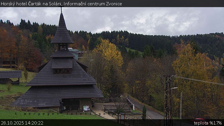 Horský hotel Čarták na Soláni - Informační centrum Zvonice - 28.10.2025 v 14:20 Horský hotel Čarták na Soláni - Informační centrum Zvonice - 28.10.2025 v 14:20