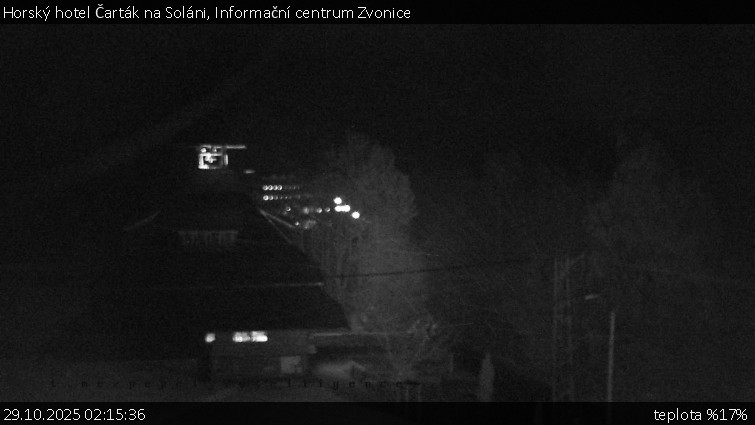 Horský hotel Čarták na Soláni - Informační centrum Zvonice - 29.10.2025 v 02:15 Horský hotel Čarták na Soláni - Informační centrum Zvonice - 29.10.2025 v 02:15