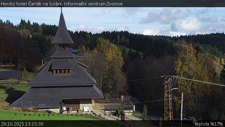 Horský hotel Čarták na Soláni - Informační centrum Zvonice - 29.10.2025 v 13:15 Horský hotel Čarták na Soláni - Informační centrum Zvonice - 29.10.2025 v 13:15