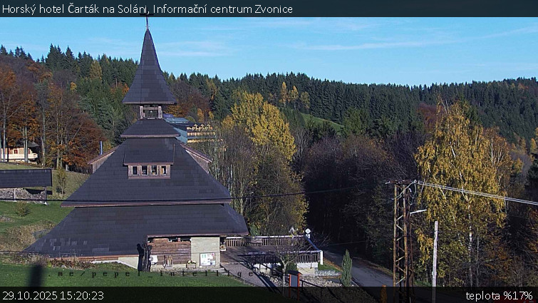 Horský hotel Čarták na Soláni - Informační centrum Zvonice - 29.10.2025 v 15:20 Horský hotel Čarták na Soláni - Informační centrum Zvonice - 29.10.2025 v 15:20