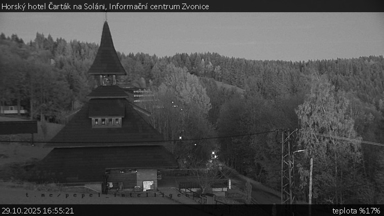 Horský hotel Čarták na Soláni - Informační centrum Zvonice - 29.10.2025 v 16:55 Horský hotel Čarták na Soláni - Informační centrum Zvonice - 29.10.2025 v 16:55