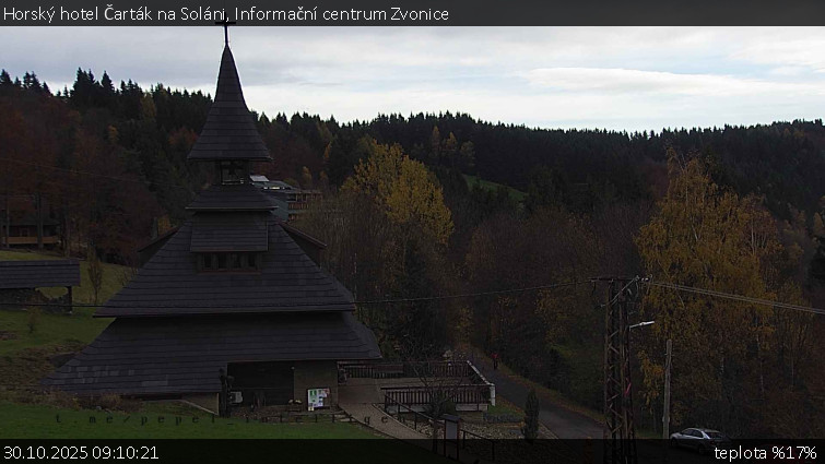 Horský hotel Čarták na Soláni - Informační centrum Zvonice - 30.10.2025 v 09:10 Horský hotel Čarták na Soláni - Informační centrum Zvonice - 30.10.2025 v 09:10