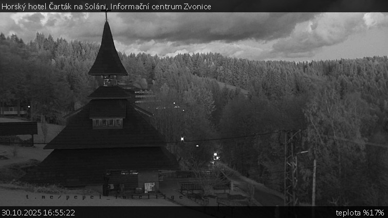 Horský hotel Čarták na Soláni - Informační centrum Zvonice - 30.10.2025 v 16:55 Horský hotel Čarták na Soláni - Informační centrum Zvonice - 30.10.2025 v 16:55