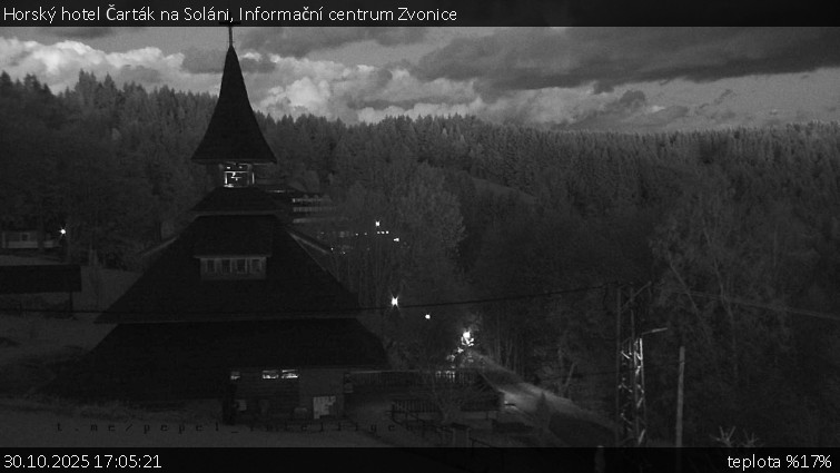 Horský hotel Čarták na Soláni - Informační centrum Zvonice - 30.10.2025 v 17:05 Horský hotel Čarták na Soláni - Informační centrum Zvonice - 30.10.2025 v 17:05