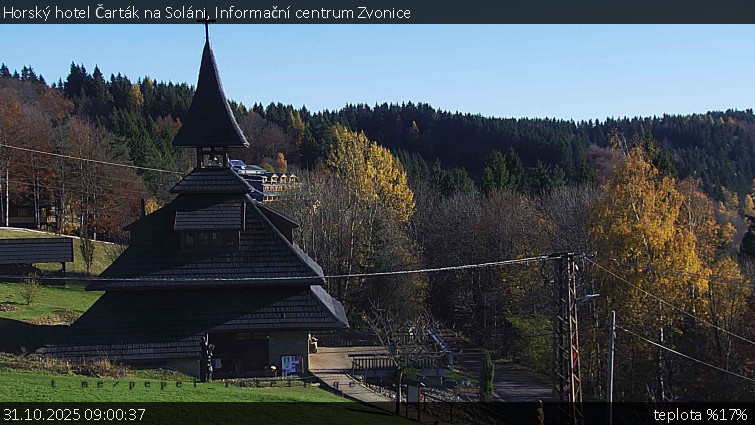 Horský hotel Čarták na Soláni - Informační centrum Zvonice - 31.10.2025 v 09:00 Horský hotel Čarták na Soláni - Informační centrum Zvonice - 31.10.2025 v 09:00