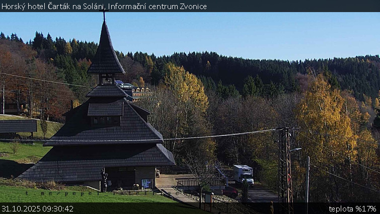Horský hotel Čarták na Soláni - Informační centrum Zvonice - 31.10.2025 v 09:30 Horský hotel Čarták na Soláni - Informační centrum Zvonice - 31.10.2025 v 09:30