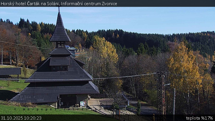 Horský hotel Čarták na Soláni - Informační centrum Zvonice - 31.10.2025 v 10:20 Horský hotel Čarták na Soláni - Informační centrum Zvonice - 31.10.2025 v 10:20