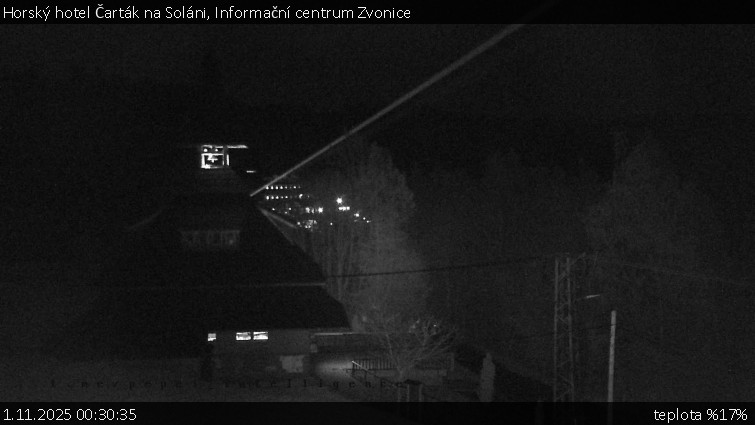 Horský hotel Čarták na Soláni - Informační centrum Zvonice - 1.11.2025 v 00:30 Horský hotel Čarták na Soláni - Informační centrum Zvonice - 1.11.2025 v 00:30