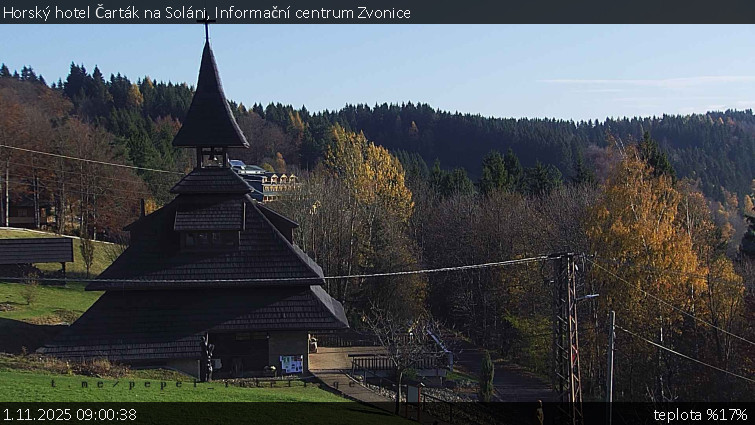 Horský hotel Čarták na Soláni - Informační centrum Zvonice - 1.11.2025 v 09:00 Horský hotel Čarták na Soláni - Informační centrum Zvonice - 1.11.2025 v 09:00