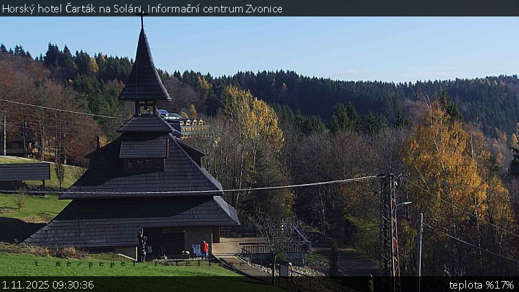 Horský hotel Čarták na Soláni - Informační centrum Zvonice - 1.11.2025 v 09:30 Horský hotel Čarták na Soláni - Informační centrum Zvonice - 1.11.2025 v 09:30