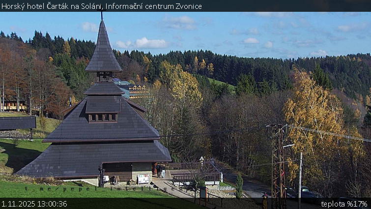 Horský hotel Čarták na Soláni - Informační centrum Zvonice - 1.11.2025 v 13:00 Horský hotel Čarták na Soláni - Informační centrum Zvonice - 1.11.2025 v 13:00