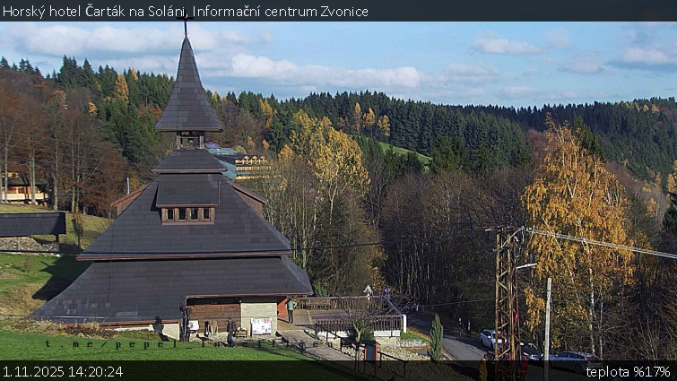 Horský hotel Čarták na Soláni - Informační centrum Zvonice - 1.11.2025 v 14:20 Horský hotel Čarták na Soláni - Informační centrum Zvonice - 1.11.2025 v 14:20