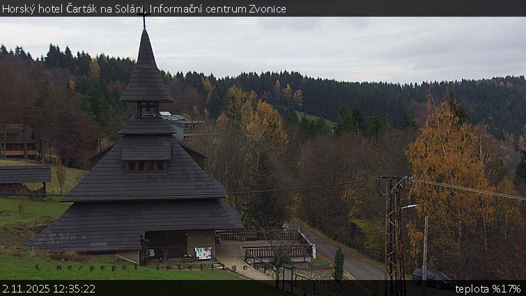 Horský hotel Čarták na Soláni - Informační centrum Zvonice - 2.11.2025 v 12:35 Horský hotel Čarták na Soláni - Informační centrum Zvonice - 2.11.2025 v 12:35