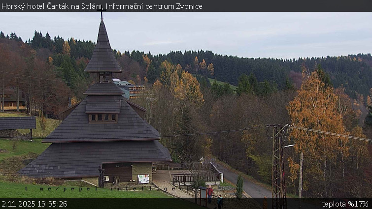 Horský hotel Čarták na Soláni - Informační centrum Zvonice - 2.11.2025 v 13:35 Horský hotel Čarták na Soláni - Informační centrum Zvonice - 2.11.2025 v 13:35