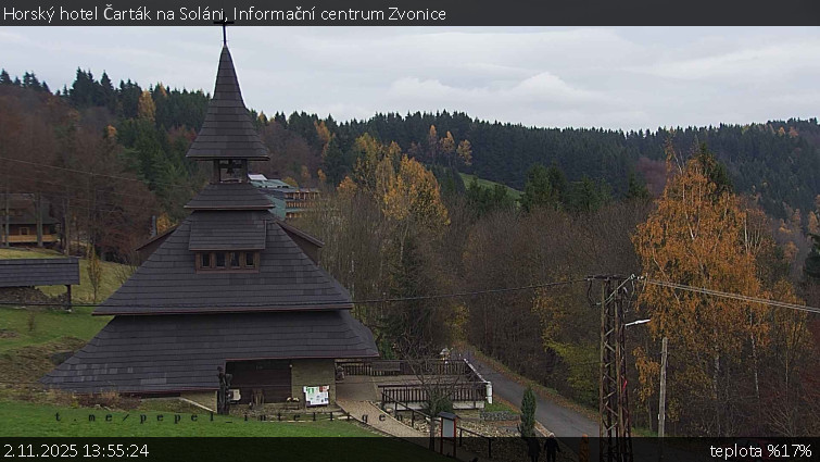 Horský hotel Čarták na Soláni - Informační centrum Zvonice - 2.11.2025 v 13:55 Horský hotel Čarták na Soláni - Informační centrum Zvonice - 2.11.2025 v 13:55