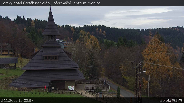 Horský hotel Čarták na Soláni - Informační centrum Zvonice - 2.11.2025 v 15:00 Horský hotel Čarták na Soláni - Informační centrum Zvonice - 2.11.2025 v 15:00