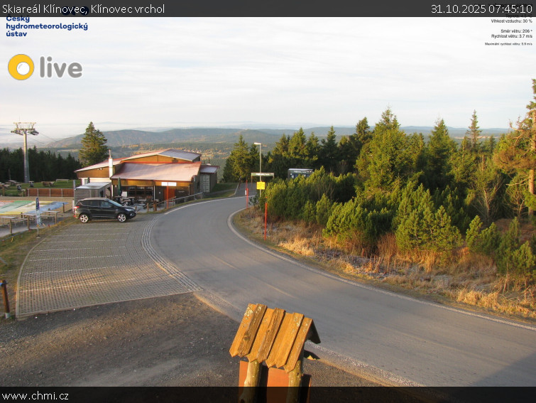 Skiareál Klínovec - Klínovec vrchol - 31.10.2025 v 07:45 Skiareál Klínovec - Klínovec vrchol - 31.10.2025 v 07:45