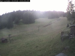 Above the church