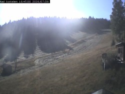 Above the church