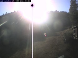 Above the church