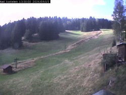 Above the church